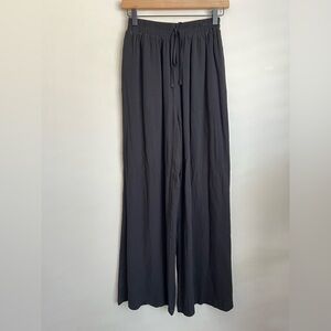 mittoshop Black Wide Leg Drawstring Pants